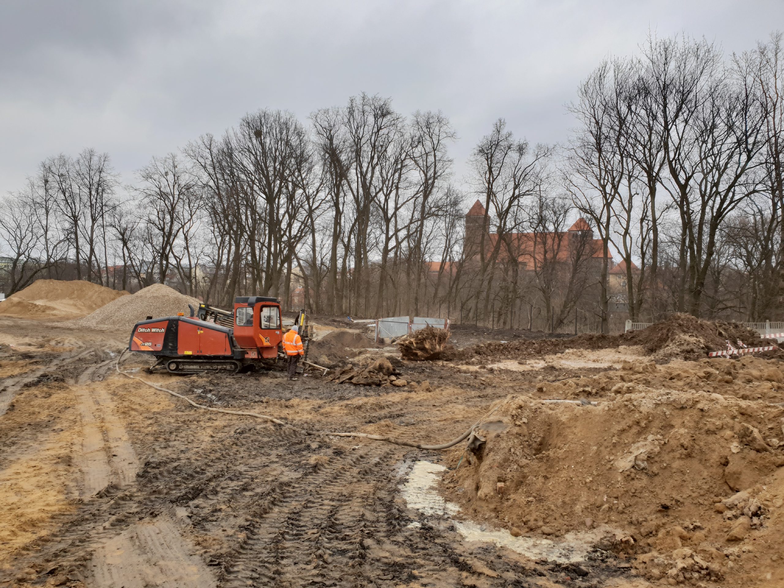 Metody bezwykopowe Kętrzyn Stadion Miejski Kętrzyn